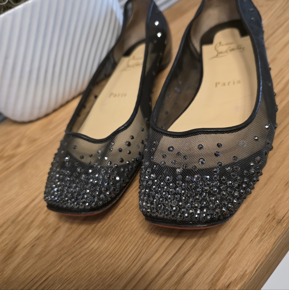 Christian LOUBOUTIN flats 37 Fits US 7 - Picture 15 of 16